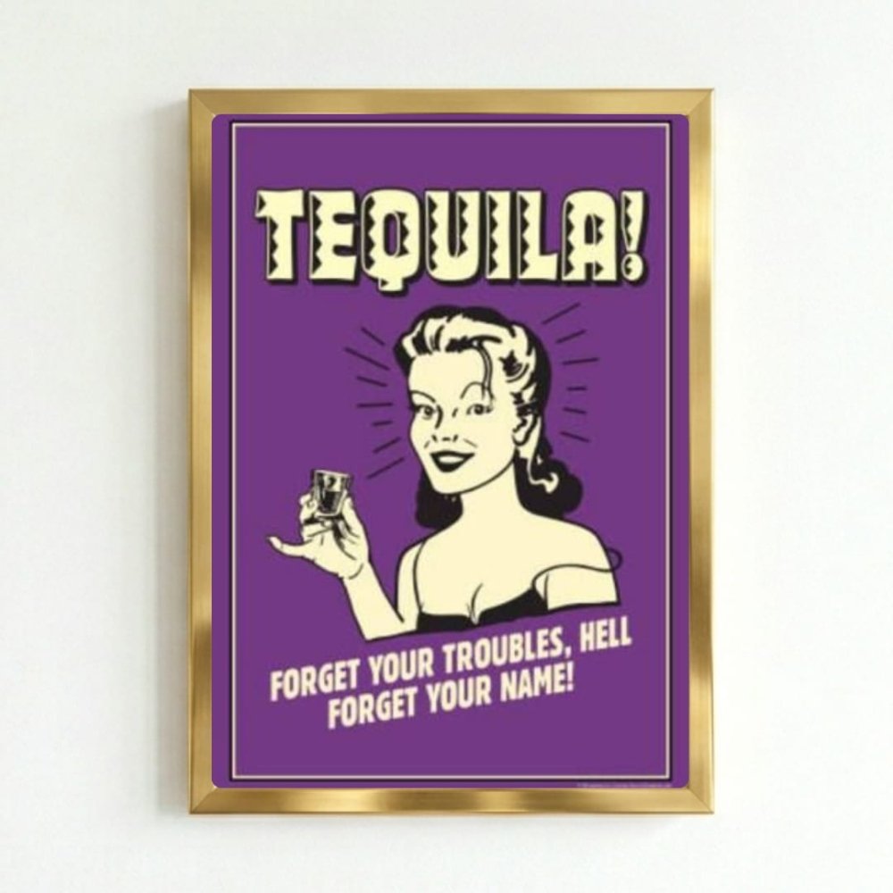 bar and restaurant decoration, tequila - Vibes Districtbar and restaurant decoration, tequila poster GoldVibes District