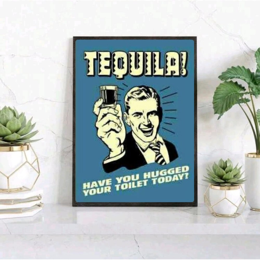 bar and restaurant decoration, tequila - Vibes Districtbar and restaurant decoration, tequila poster SilverVibes District