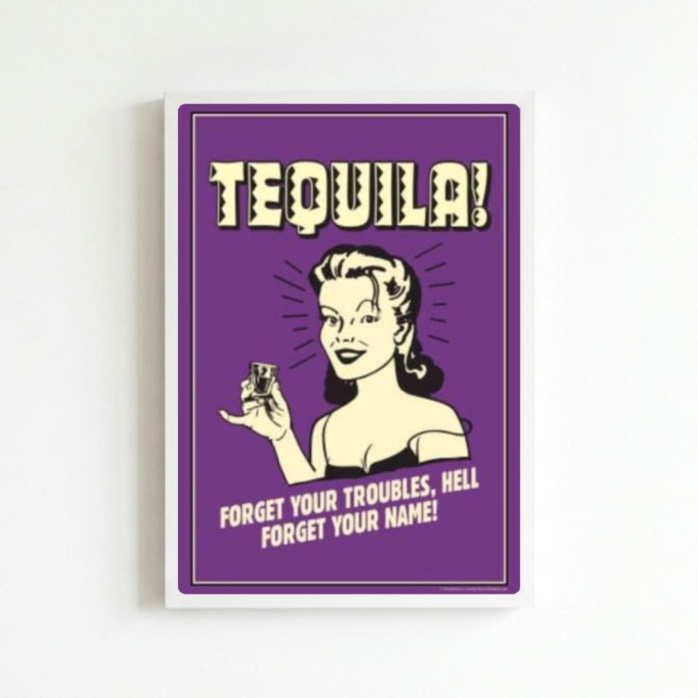 bar and restaurant decoration, tequila - Vibes Districtbar and restaurant decoration, tequila poster BiancoVibes District