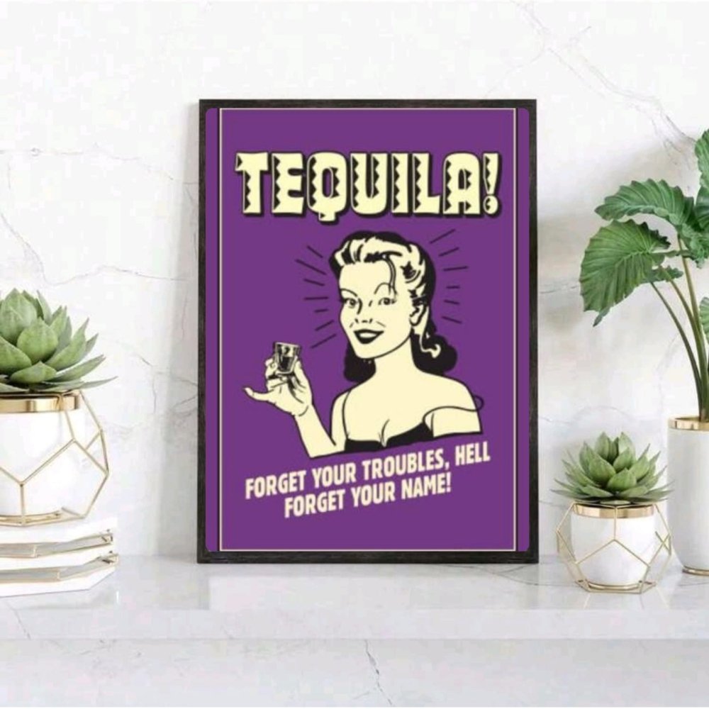 bar and restaurant decoration, tequila - Vibes Districtbar and restaurant decoration, tequila poster SilverVibes District