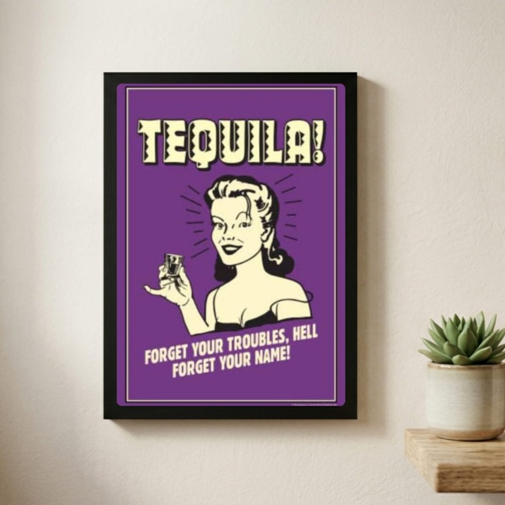 bar and restaurant decoration, tequila - Vibes Districtbar and restaurant decoration, tequila poster SilverVibes District
