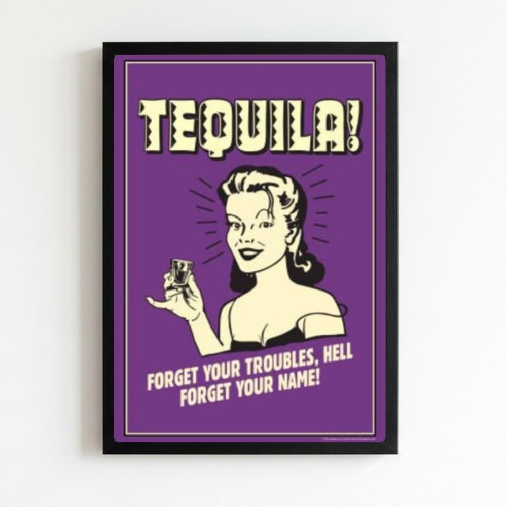 bar and restaurant decoration, tequila - Vibes Districtbar and restaurant decoration, tequila poster NeroVibes District