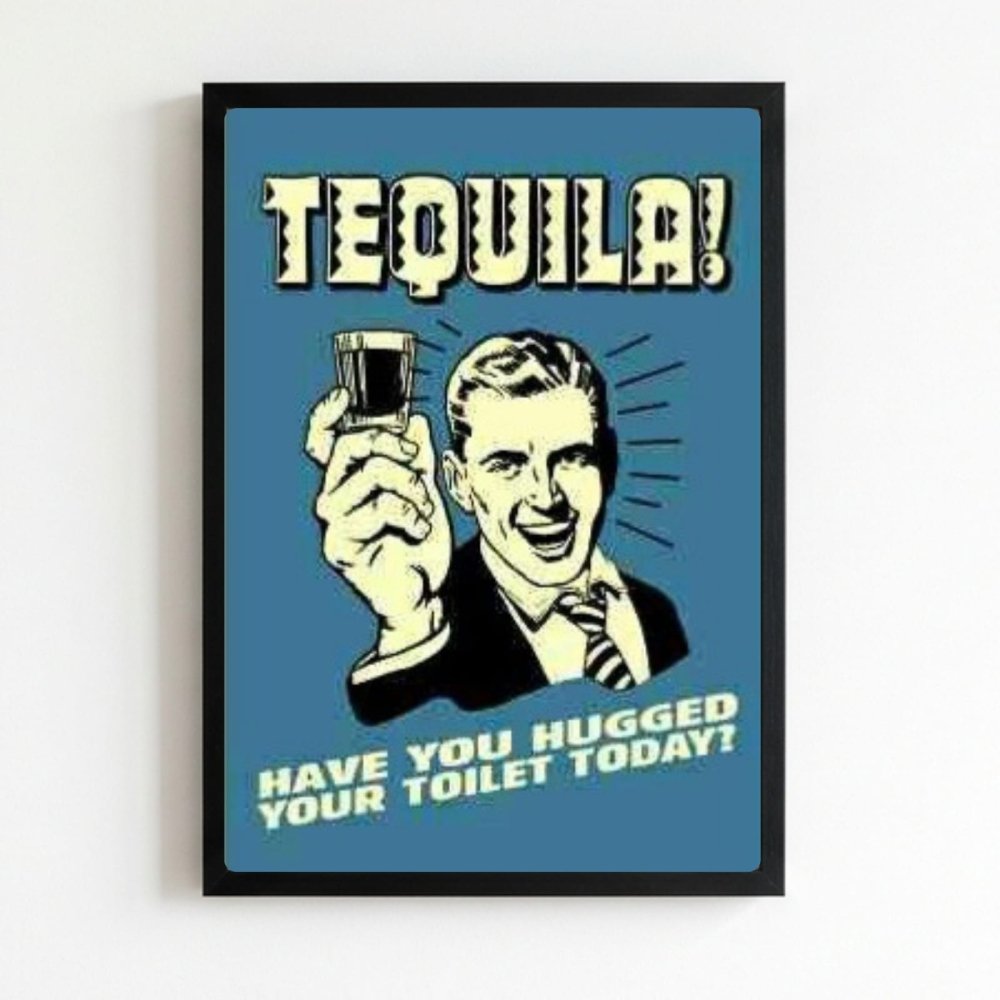 bar and restaurant decoration, tequila - Vibes Districtbar and restaurant decoration, tequila poster NeroVibes District