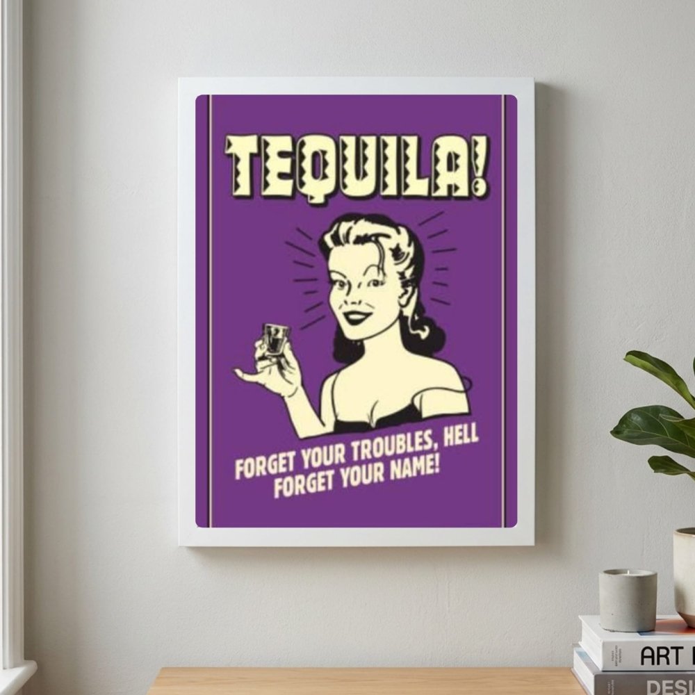 bar and restaurant decoration, tequila - Vibes Districtbar and restaurant decoration, tequila poster SilverVibes District