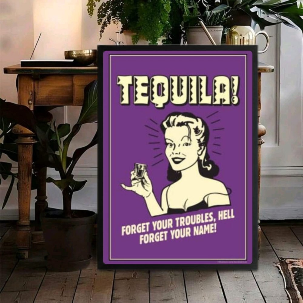 bar and restaurant decoration, tequila - Vibes Districtbar and restaurant decoration, tequila poster SilverVibes District