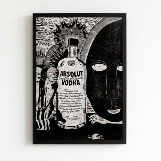 bar and restaurant decoration, vodka - Vibes Districtbar and restaurant decoration, vodka poster NeroVibes District