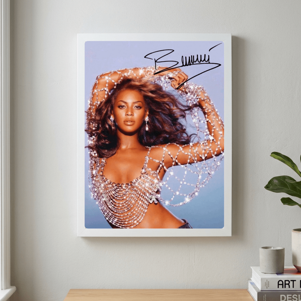 Beyoncé Poster with Frame - Vibes DistrictBeyoncé Poster with Frame poster GoldVibes District