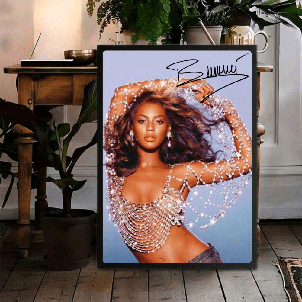 Beyoncé Poster with Frame - Vibes DistrictBeyoncé Poster with Frame poster GoldVibes District