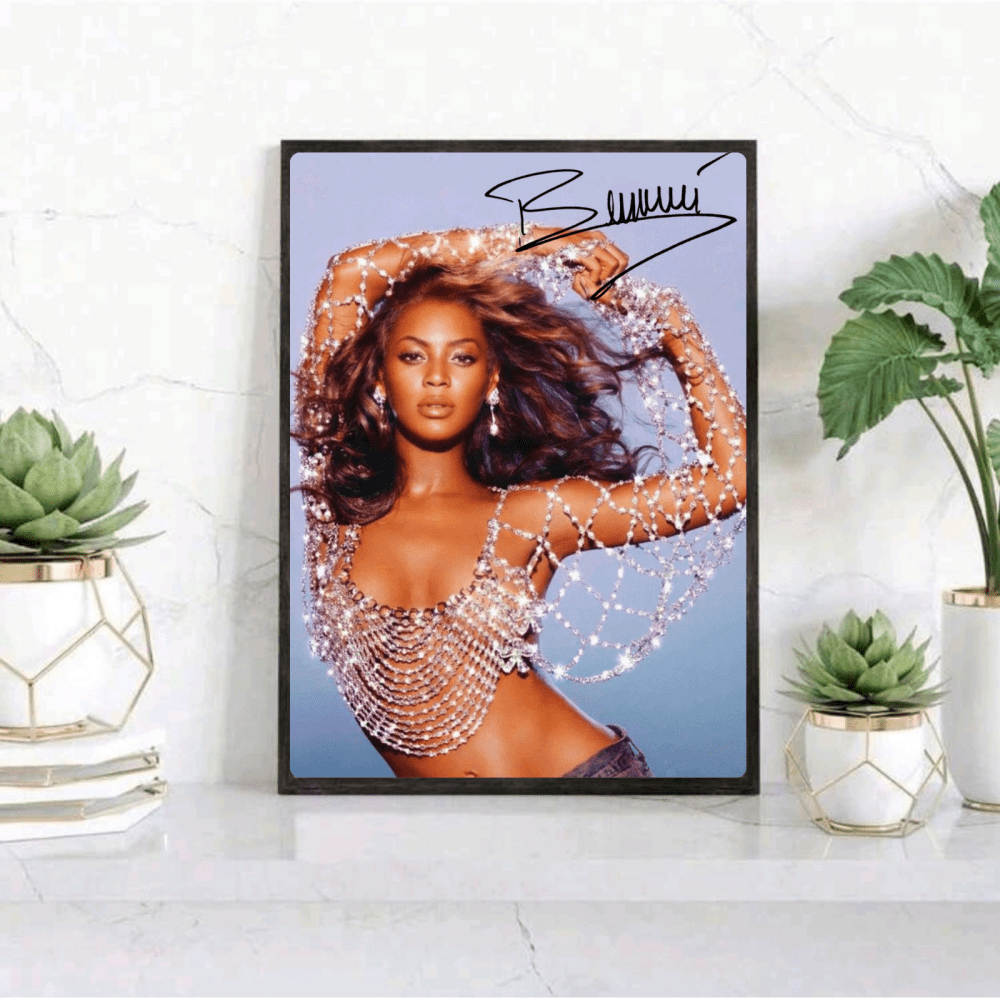 Beyoncé Poster with Frame - Vibes DistrictBeyoncé Poster with Frame poster GoldVibes District