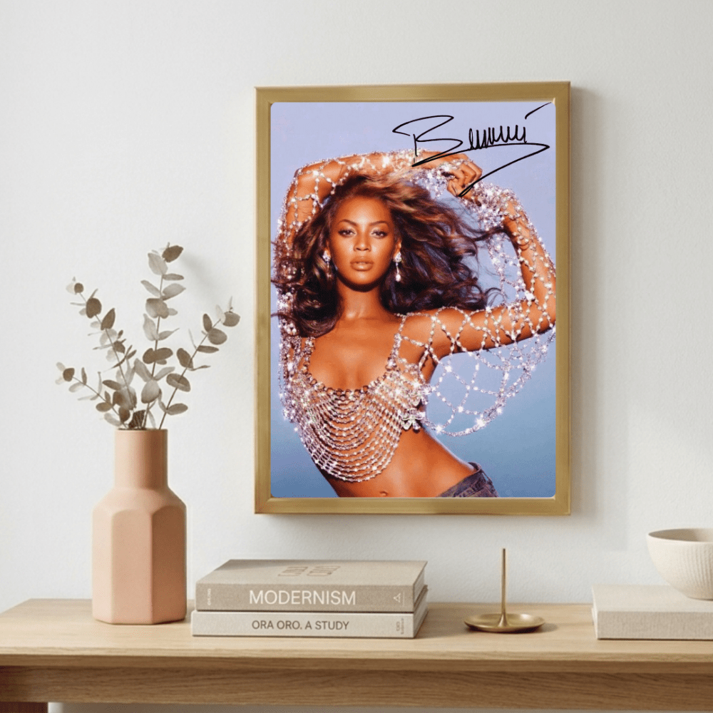 Beyoncé Poster with Frame - Vibes DistrictBeyoncé Poster with Frame poster GoldVibes District