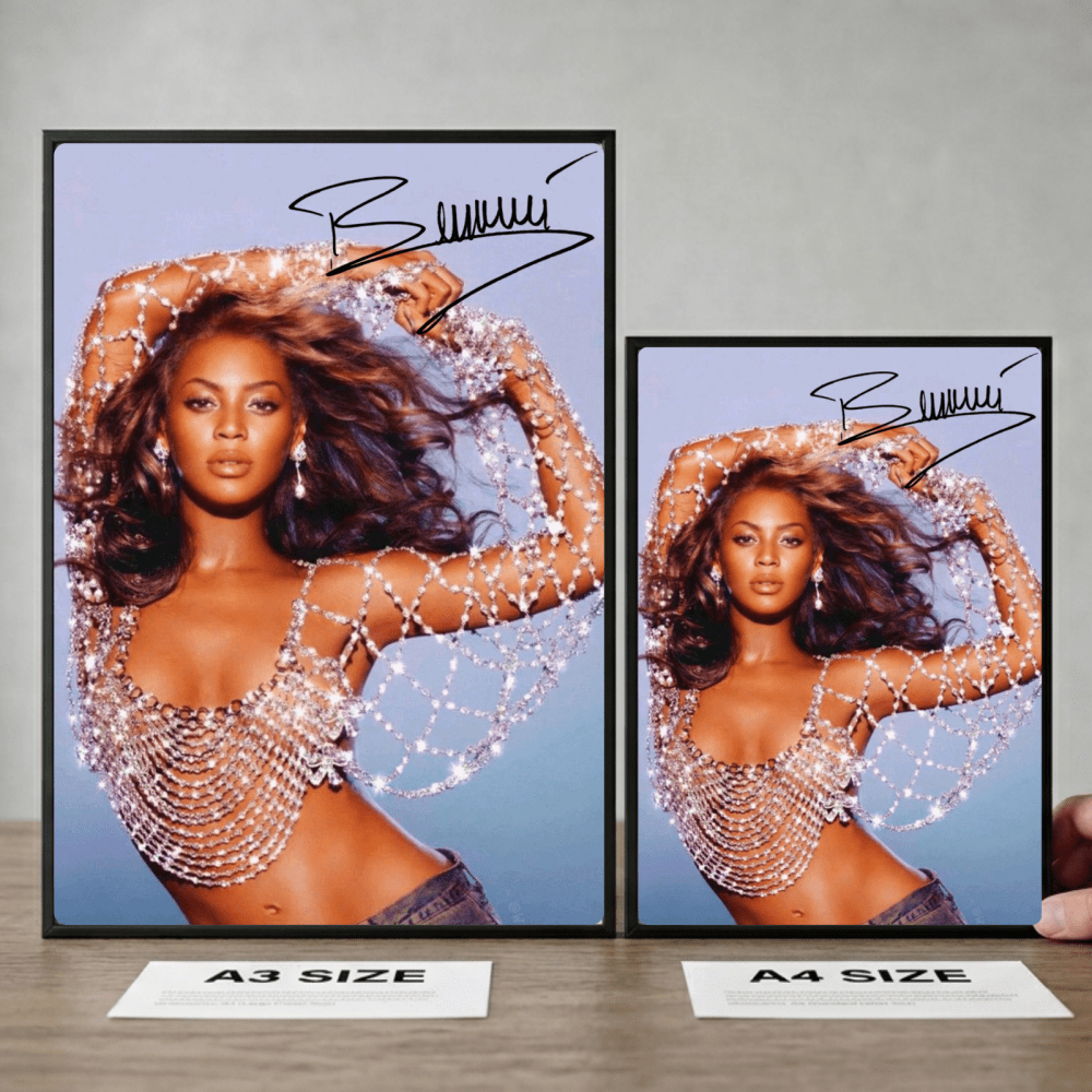 Beyoncé Poster with Frame - Vibes DistrictBeyoncé Poster with Frame poster GoldVibes District
