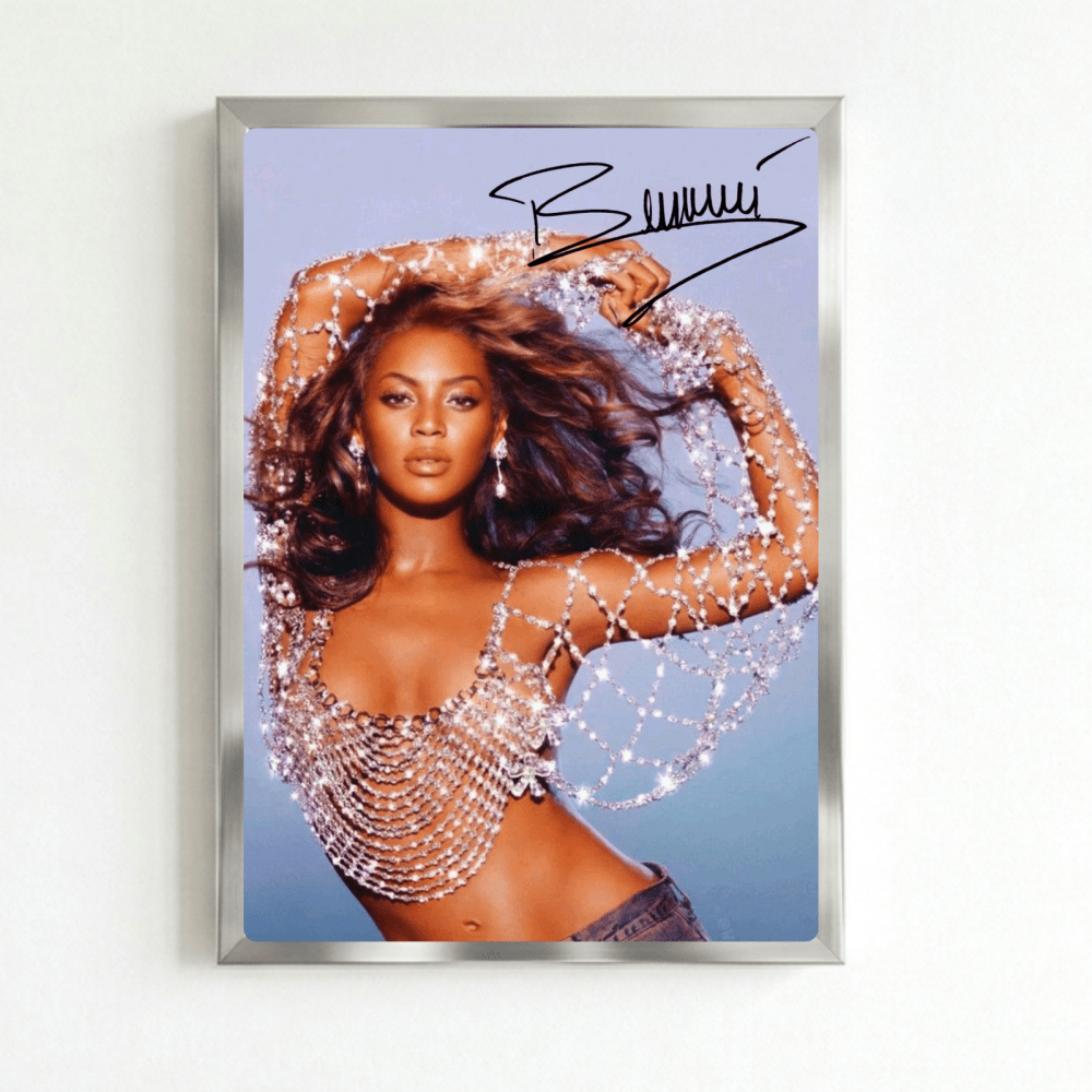 Beyoncé Poster with Frame - Vibes DistrictBeyoncé Poster with Frame poster SilverVibes District