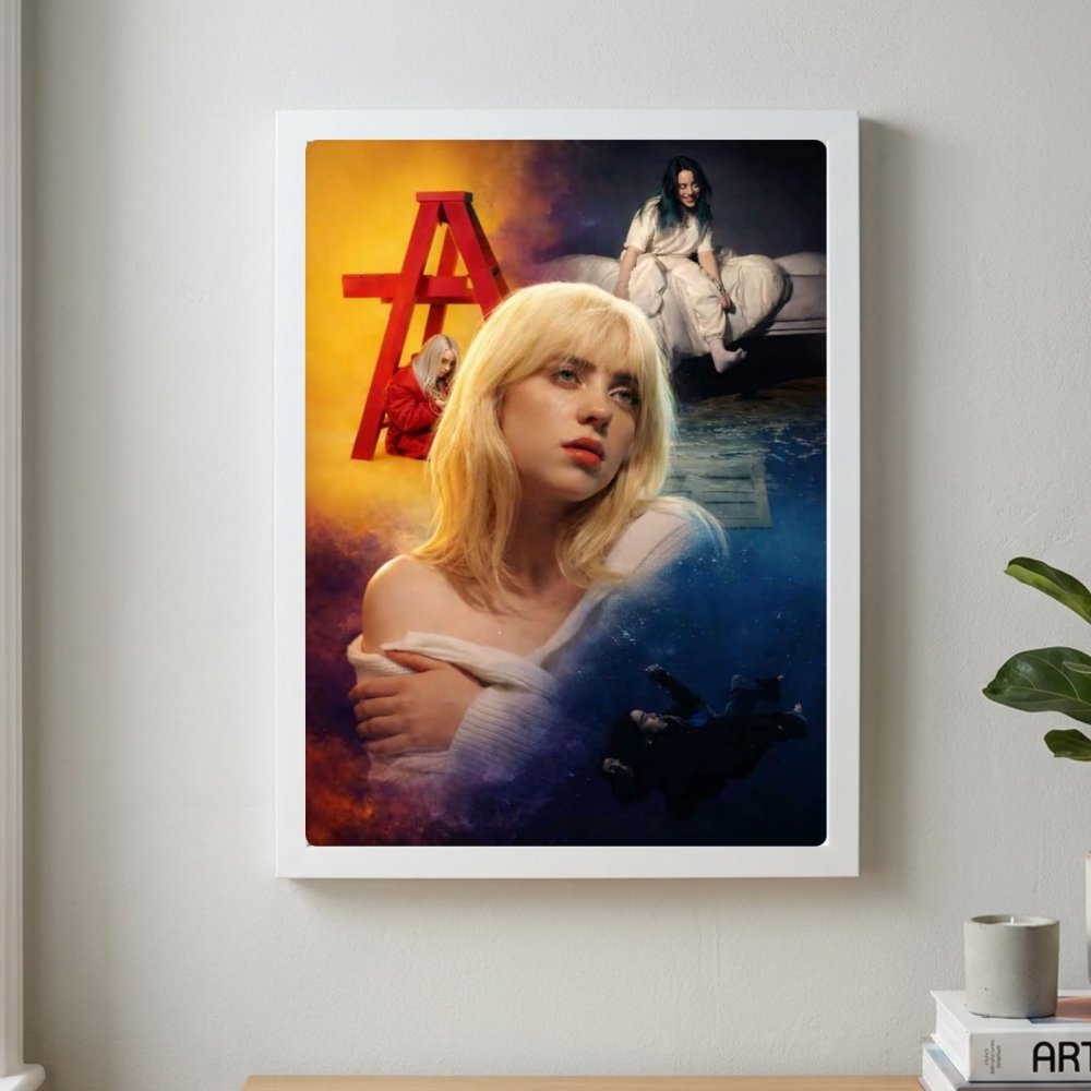 billie eilish - Vibes Districtbillie eilish poster SilverVibes District