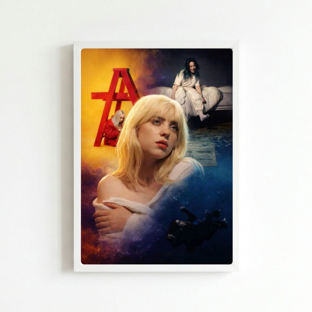 billie eilish - Vibes Districtbillie eilish poster BiancoVibes District
