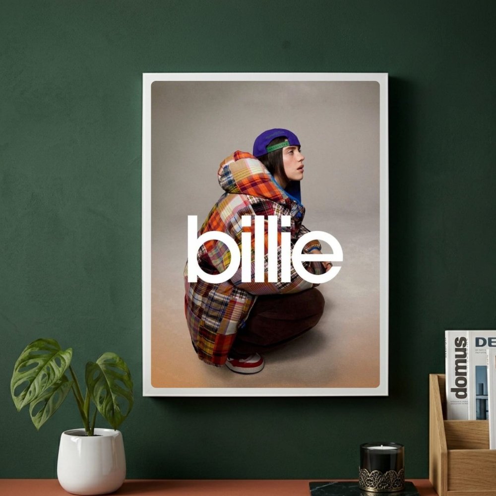 Billie Eilish - Hit Me Hard And Soft Poster with Frame - Vibes DistrictBillie Eilish - Hit Me Hard And Soft Poster with Frame poster SilverVibes District