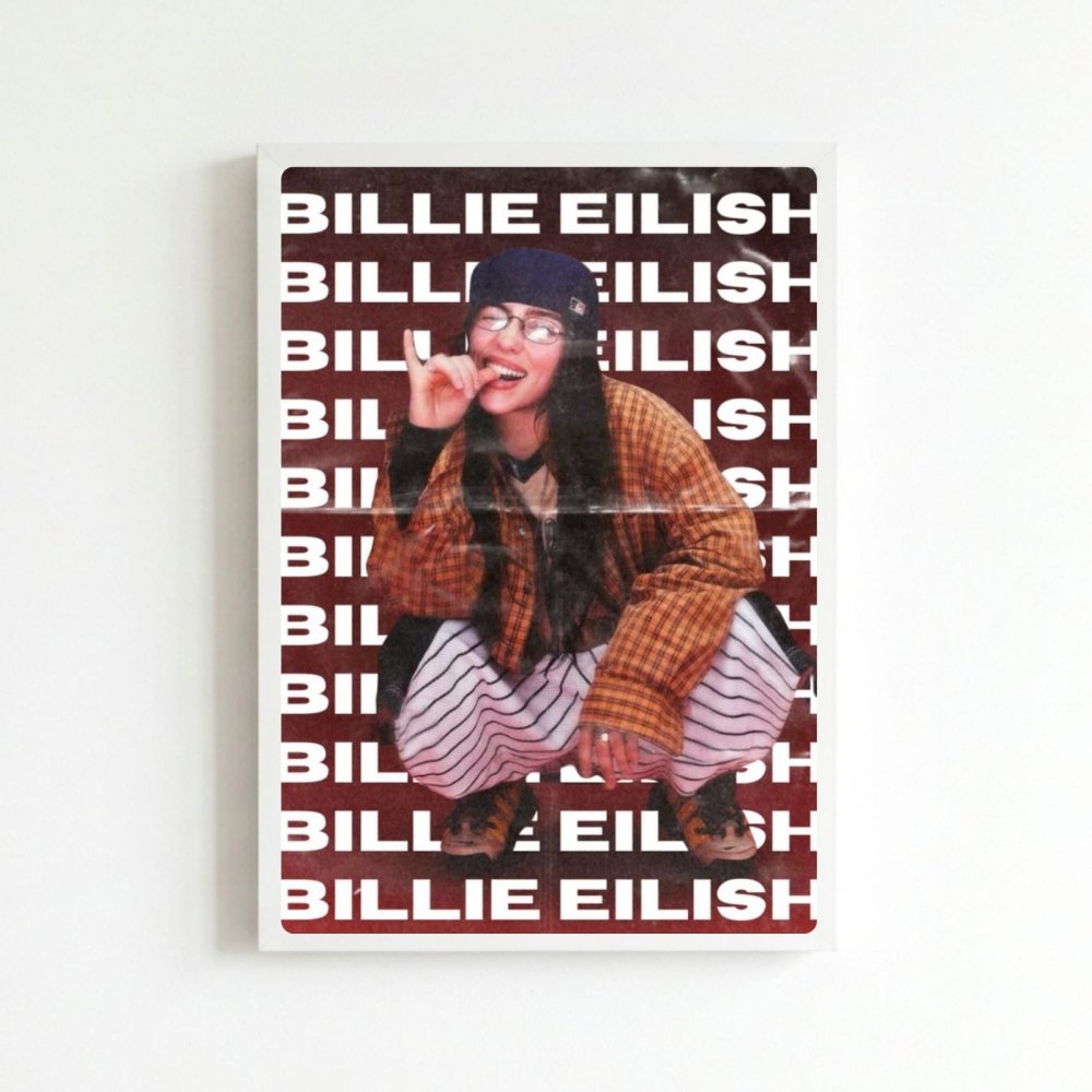 Billie Eilish - Hit Me Hard And Soft Poster with Frame - Vibes DistrictBillie Eilish - Hit Me Hard And Soft Poster with Frame poster BiancoVibes District