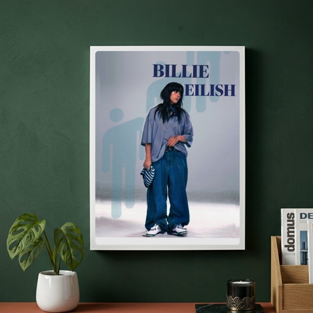 Billie Eilish - Hit Me Hard And Soft Poster with Frame - Vibes DistrictBillie Eilish - Hit Me Hard And Soft Poster with Frame poster SilverVibes District