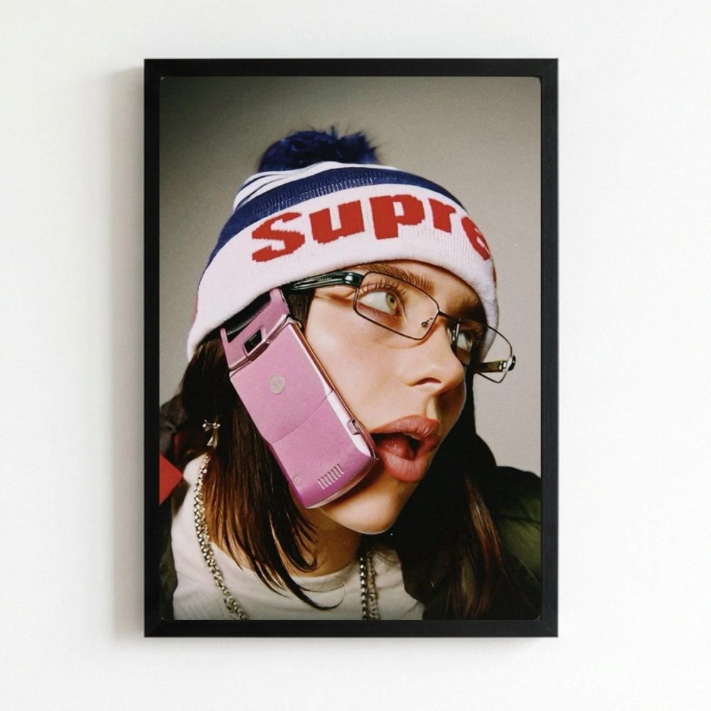 Billie Eilish - Hit Me Hard And Soft Poster with Frame - Vibes DistrictBillie Eilish - Hit Me Hard And Soft Poster with Frame poster NeroVibes District