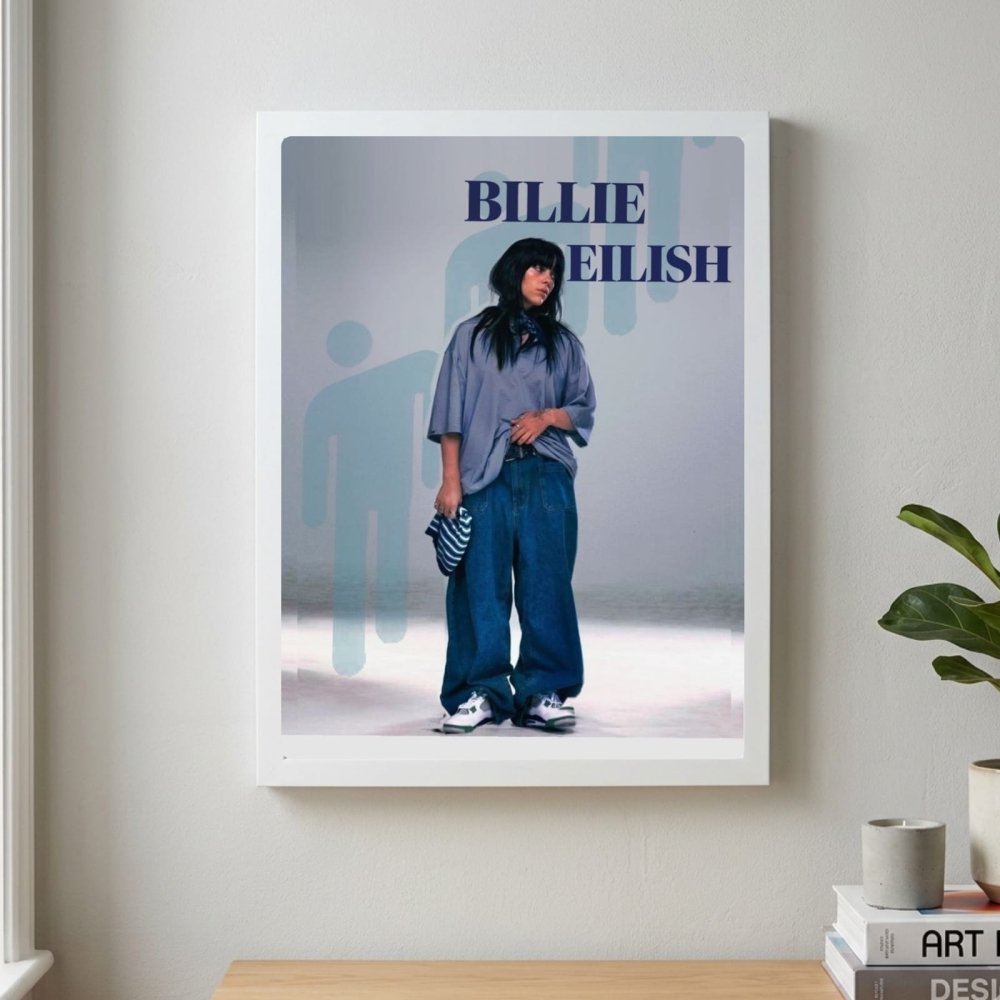 Billie Eilish - Hit Me Hard And Soft Poster with Frame - Vibes DistrictBillie Eilish - Hit Me Hard And Soft Poster with Frame poster SilverVibes District