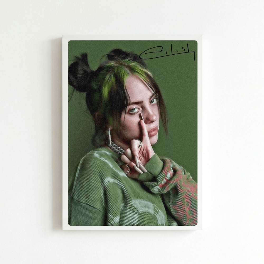 Billie Eilish - Hit Me Hard And Soft Poster with Frame - Vibes DistrictBillie Eilish - Hit Me Hard And Soft Poster with Frame poster BiancoVibes District