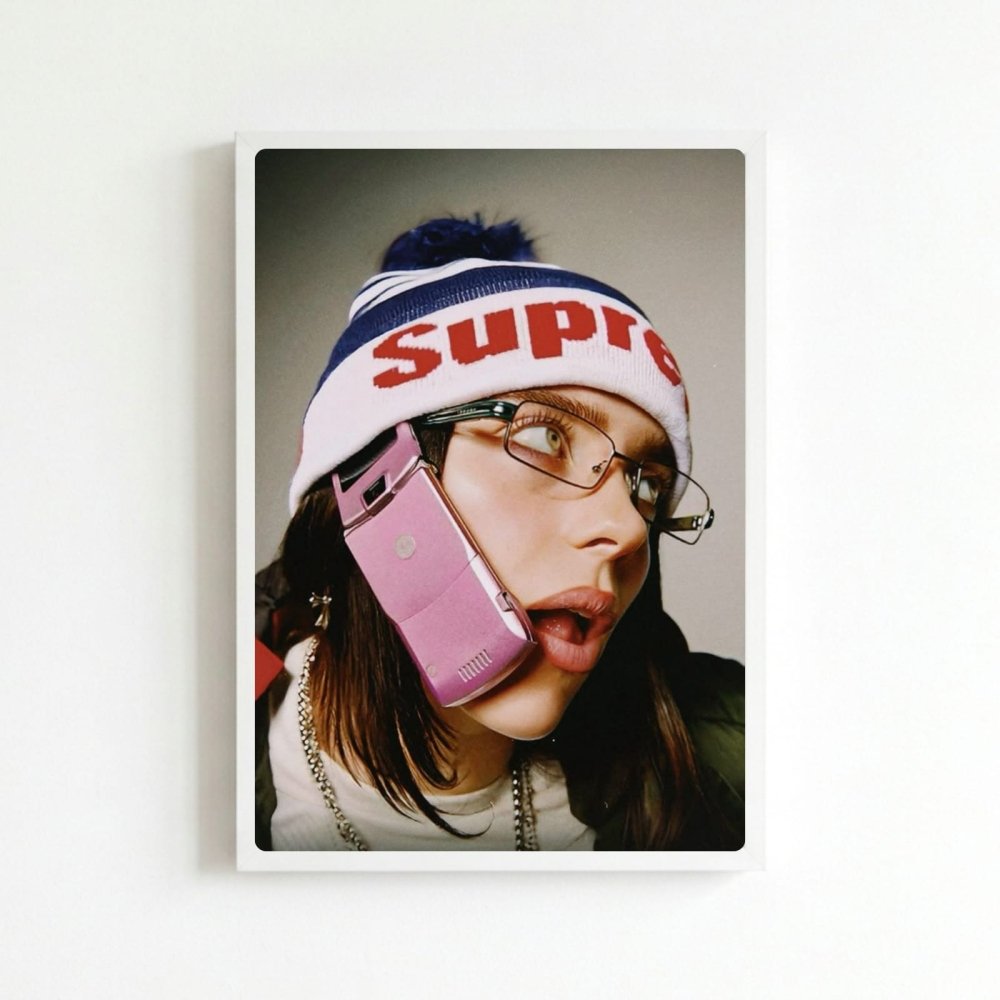 Billie Eilish - Hit Me Hard And Soft Poster with Frame - Vibes DistrictBillie Eilish - Hit Me Hard And Soft Poster with Frame poster BiancoVibes District