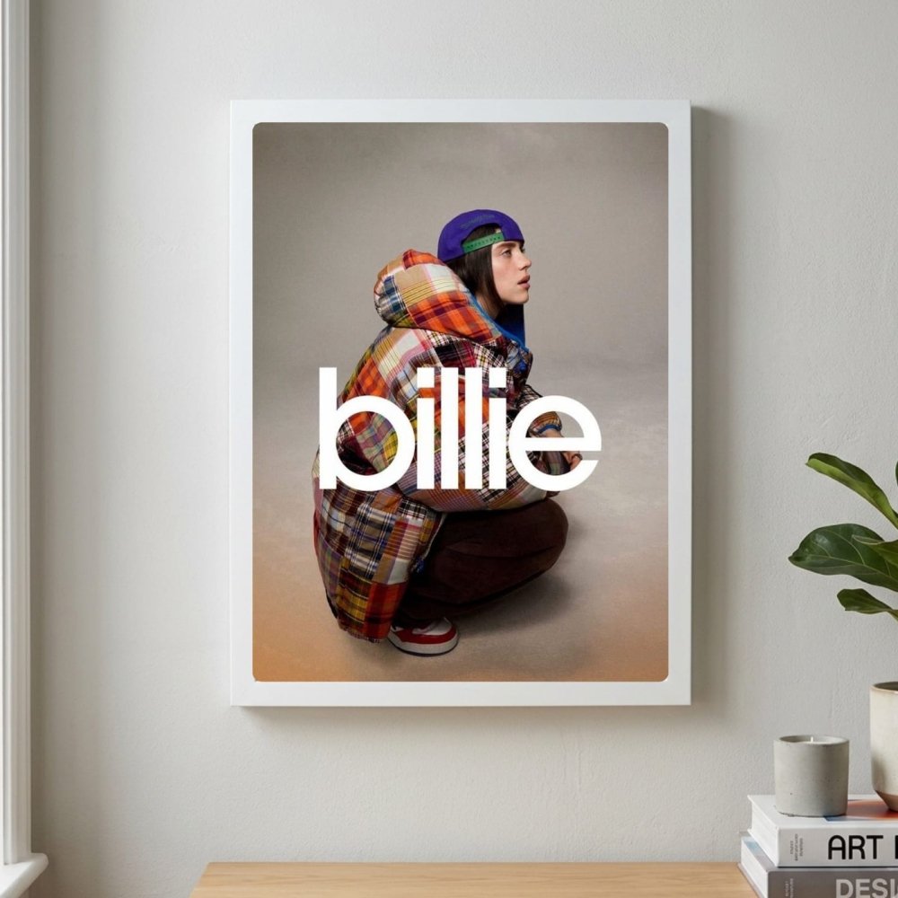Billie Eilish - Hit Me Hard And Soft Poster with Frame - Vibes DistrictBillie Eilish - Hit Me Hard And Soft Poster with Frame poster SilverVibes District