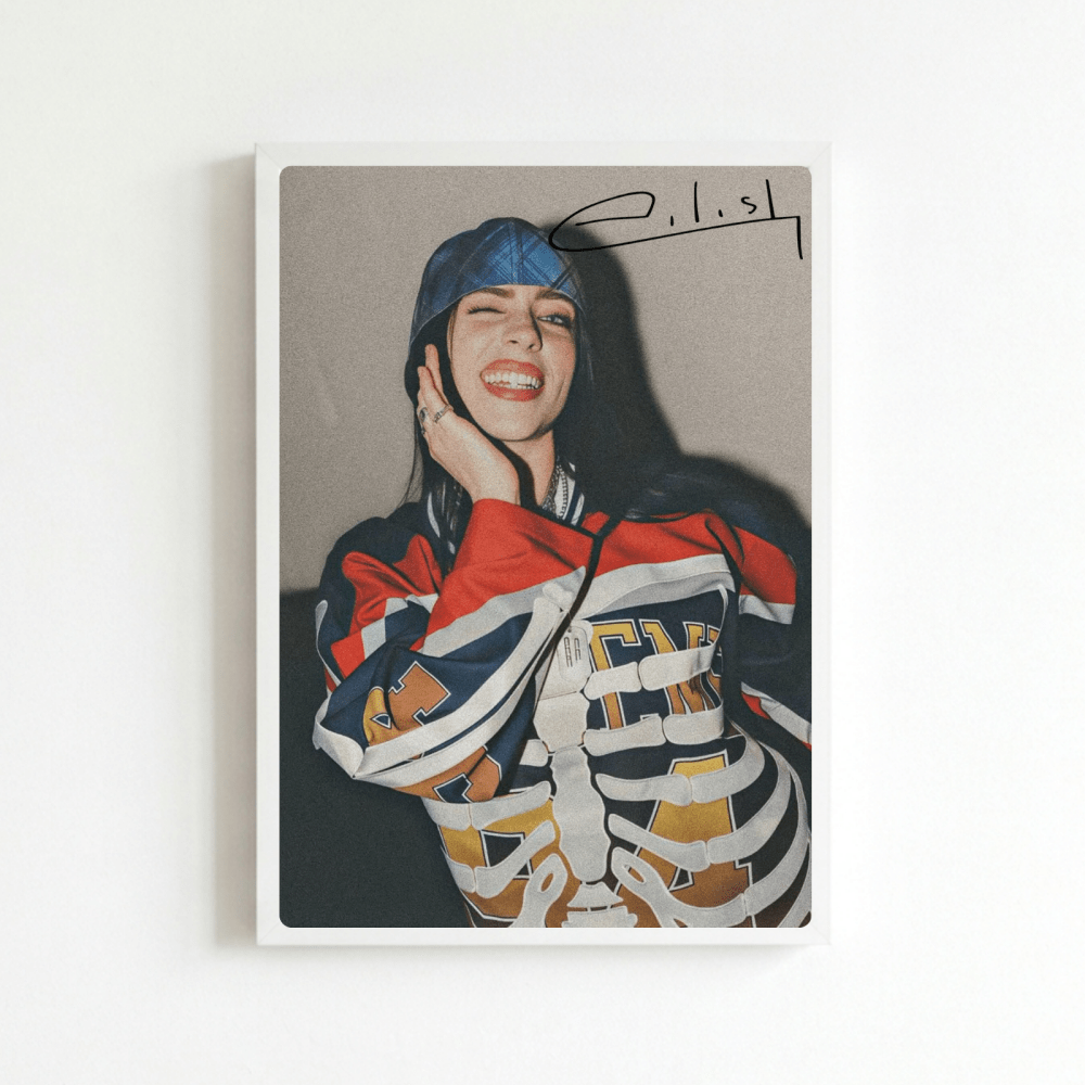Billie Eilish - Hit Me Hard And Soft Poster with Frame - Vibes DistrictBillie Eilish - Hit Me Hard And Soft Poster with Frame poster BiancoVibes District