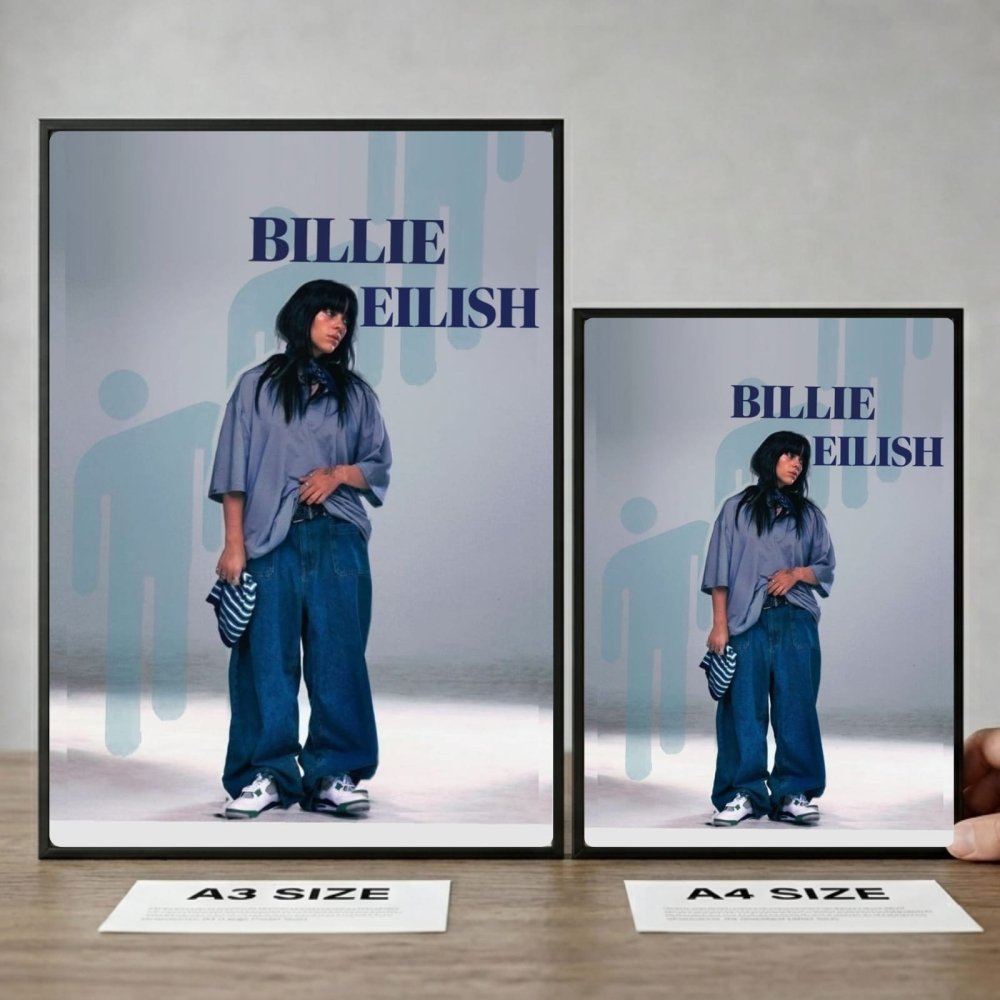 Billie Eilish - Hit Me Hard And Soft Poster with Frame - Vibes DistrictBillie Eilish - Hit Me Hard And Soft Poster with Frame poster SilverVibes District