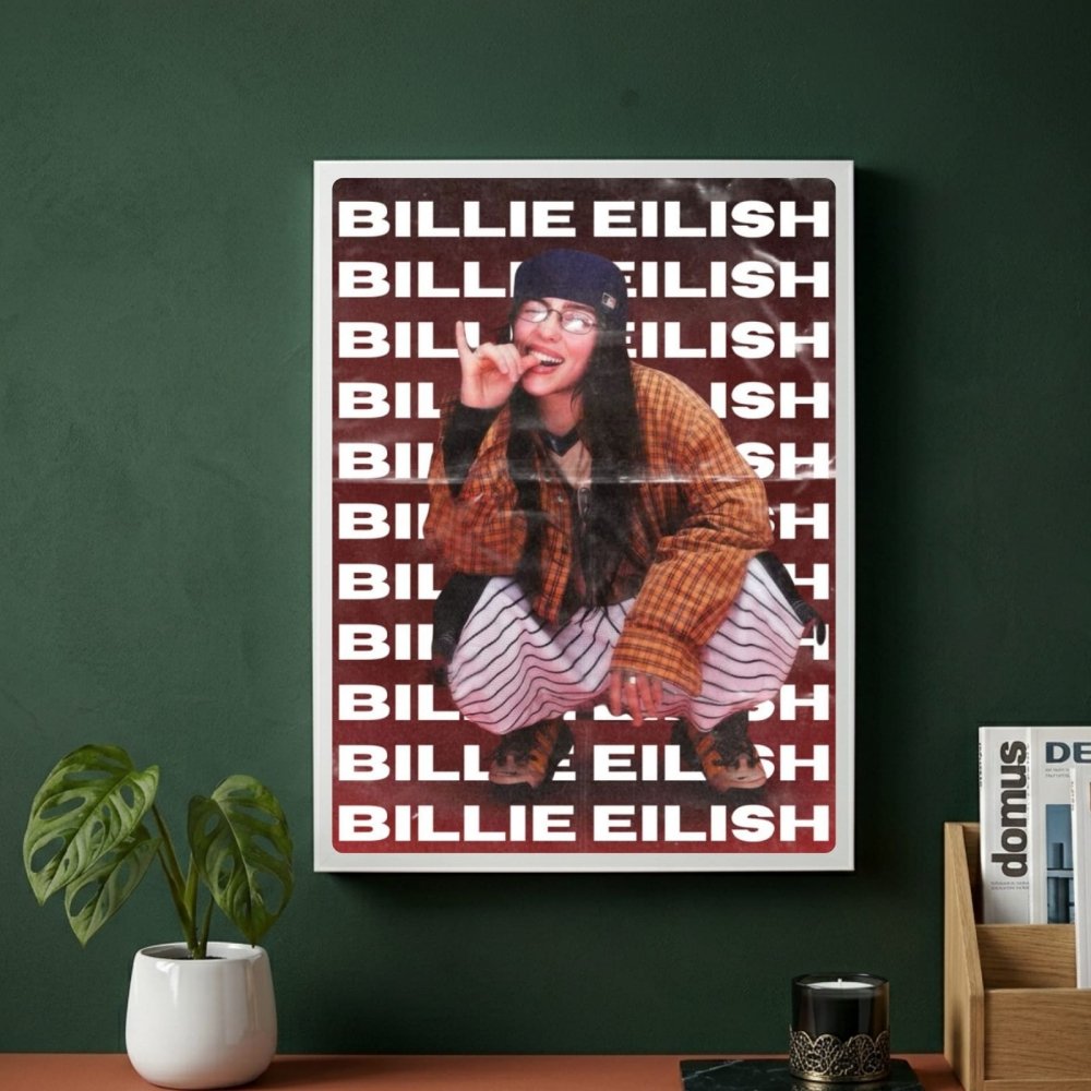 Billie Eilish - Hit Me Hard And Soft Poster with Frame - Vibes DistrictBillie Eilish - Hit Me Hard And Soft Poster with Frame poster SilverVibes District