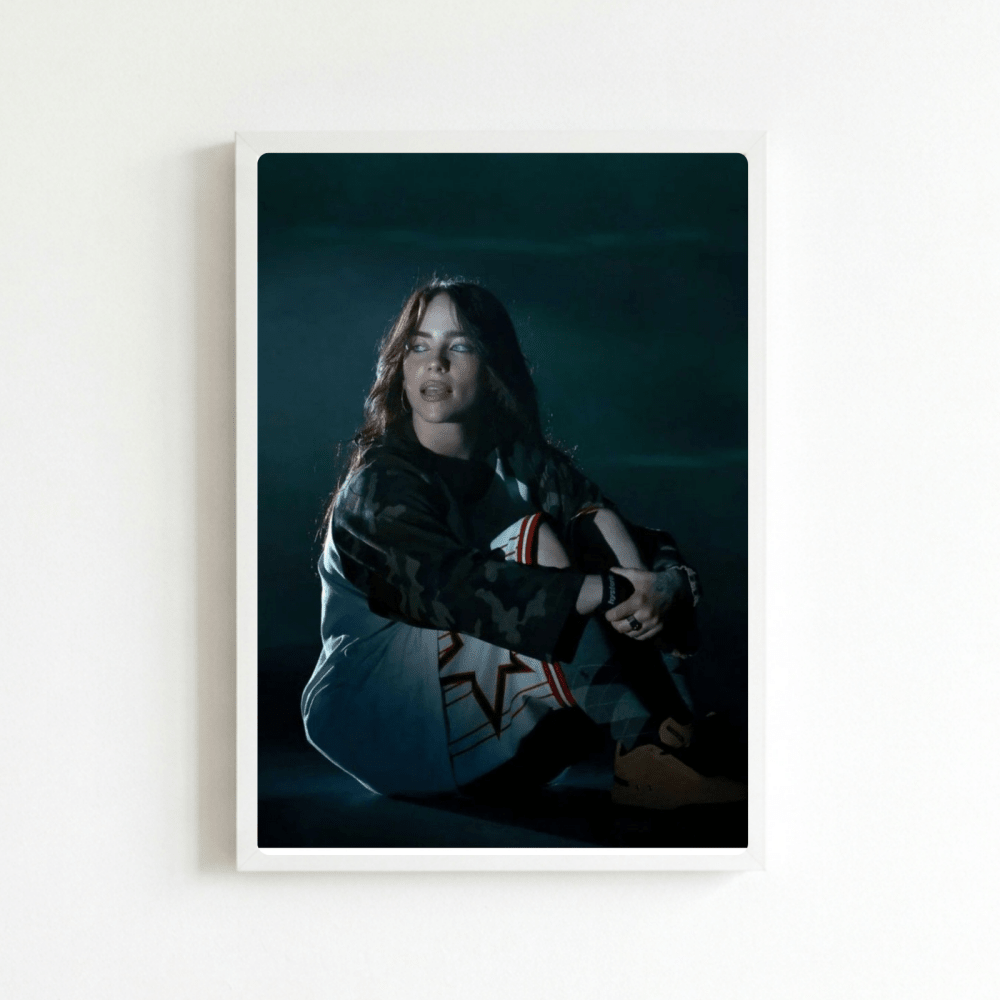 Billie Eilish - Hit Me Hard And Soft Poster with Frame - Vibes DistrictBillie Eilish - Hit Me Hard And Soft Poster with Frame poster BiancoVibes District
