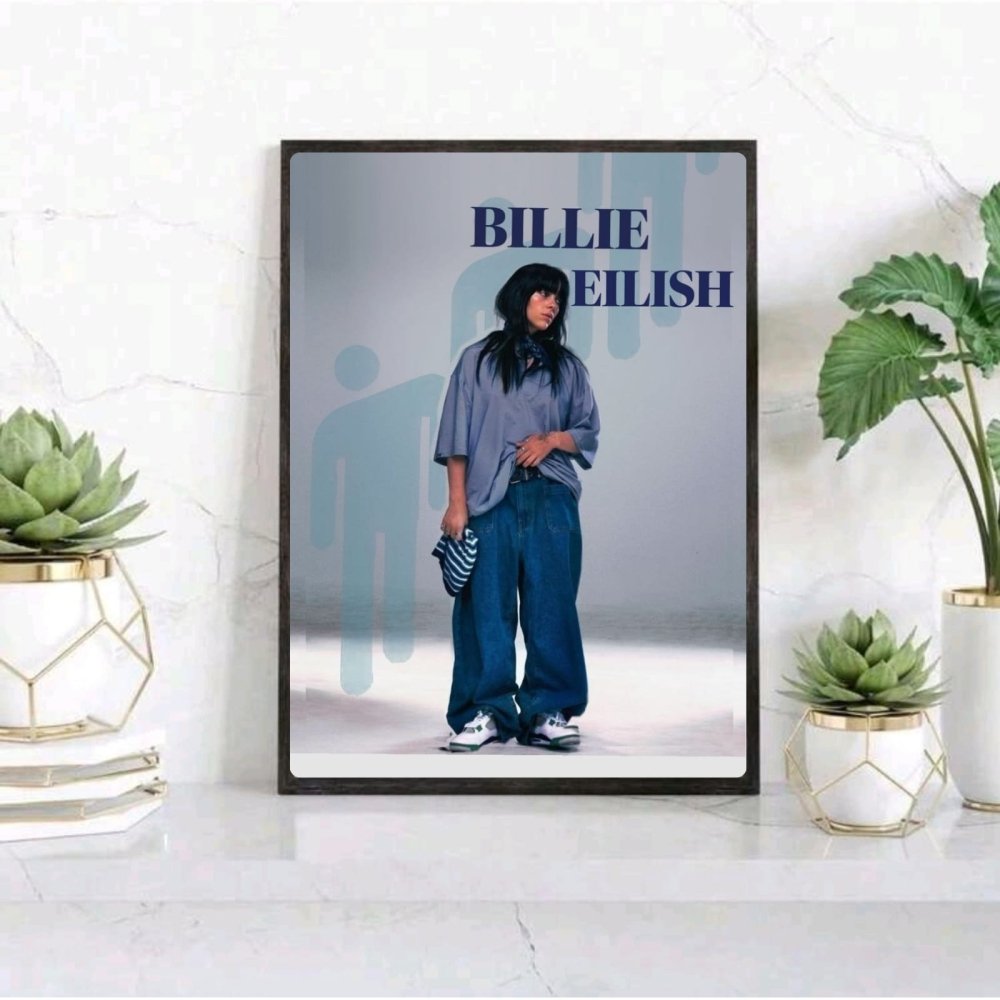 Billie Eilish - Hit Me Hard And Soft Poster with Frame - Vibes DistrictBillie Eilish - Hit Me Hard And Soft Poster with Frame poster SilverVibes District