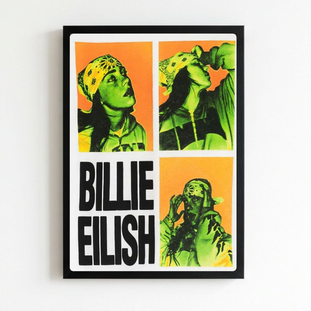Billie Eilish - Hit Me Hard And Soft Poster with Frame - Vibes DistrictBillie Eilish - Hit Me Hard And Soft Poster with Frame poster NeroVibes District
