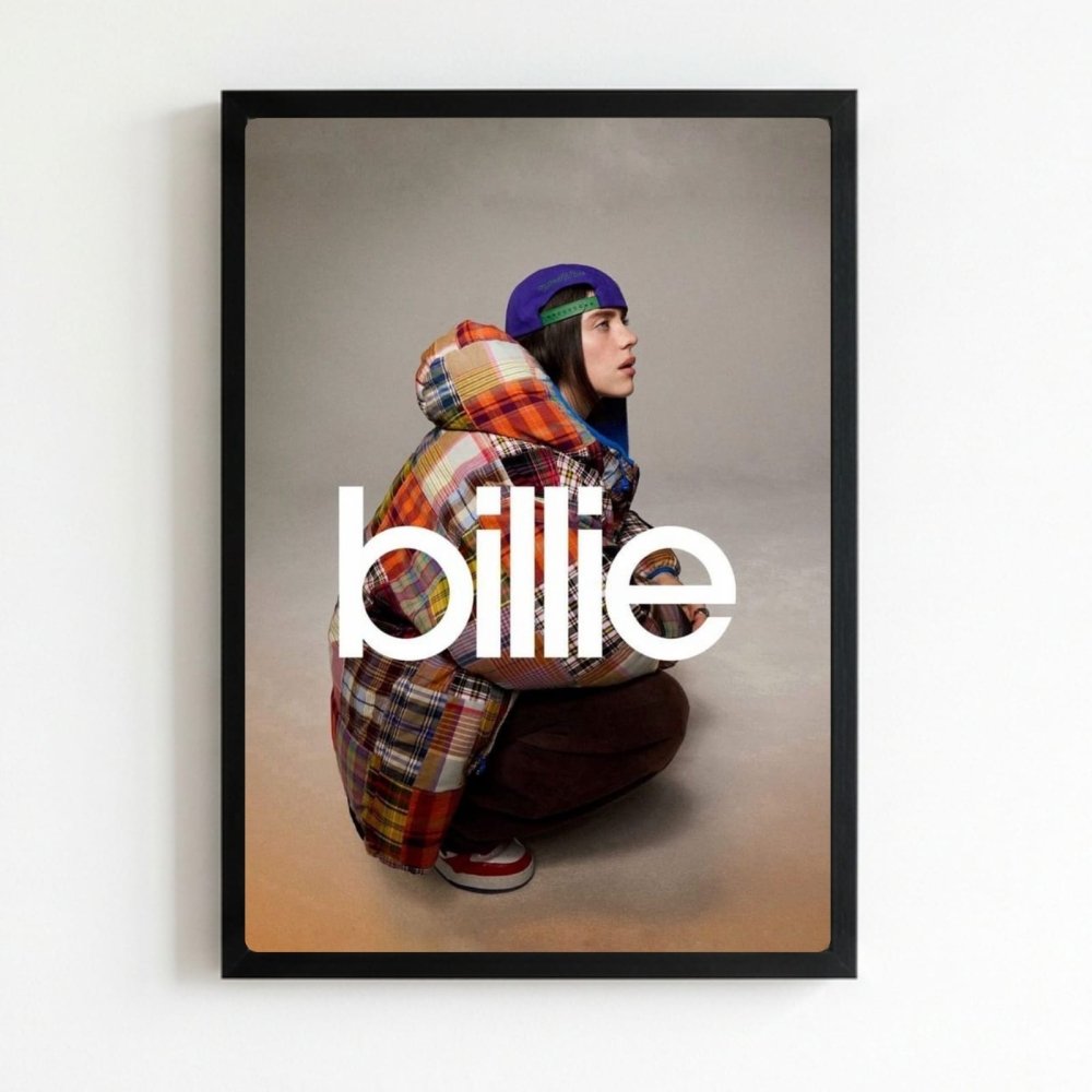 Billie Eilish - Hit Me Hard And Soft Poster with Frame - Vibes DistrictBillie Eilish - Hit Me Hard And Soft Poster with Frame poster NeroVibes District