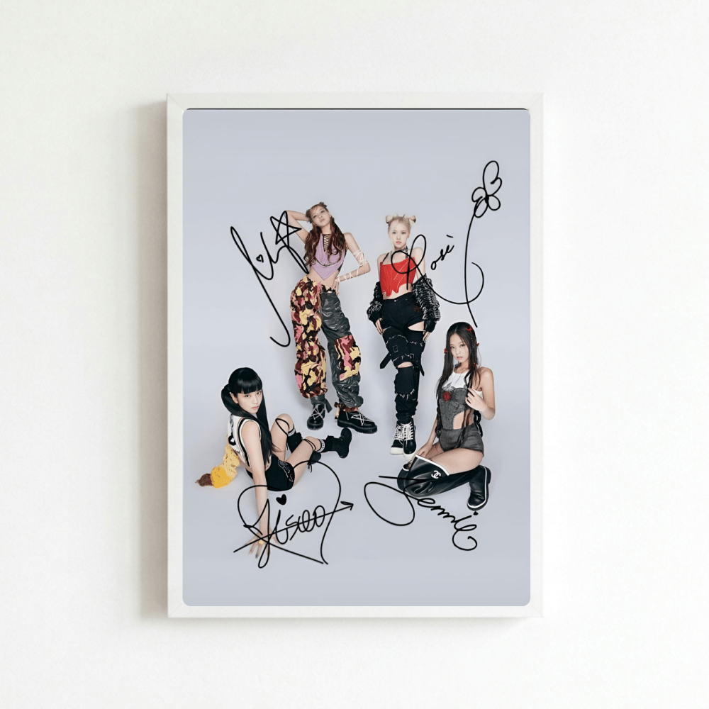 Blackpink Poster with Frame - Vibes DistrictBlackpink Poster with Frame BiancoVibes District