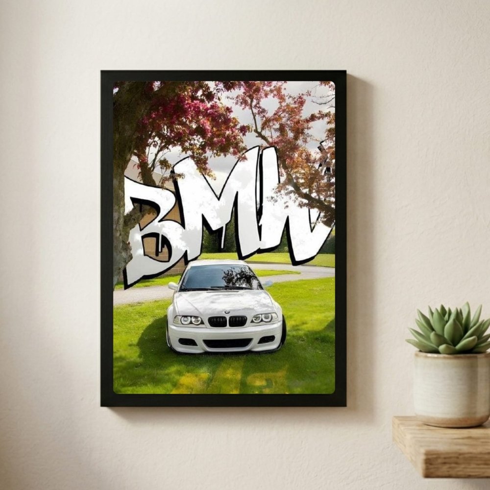 Bmw - Vibes DistrictBmw poster GoldVibes District