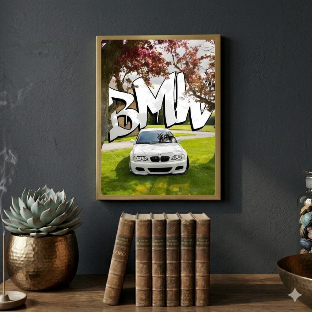 Bmw - Vibes DistrictBmw poster GoldVibes District