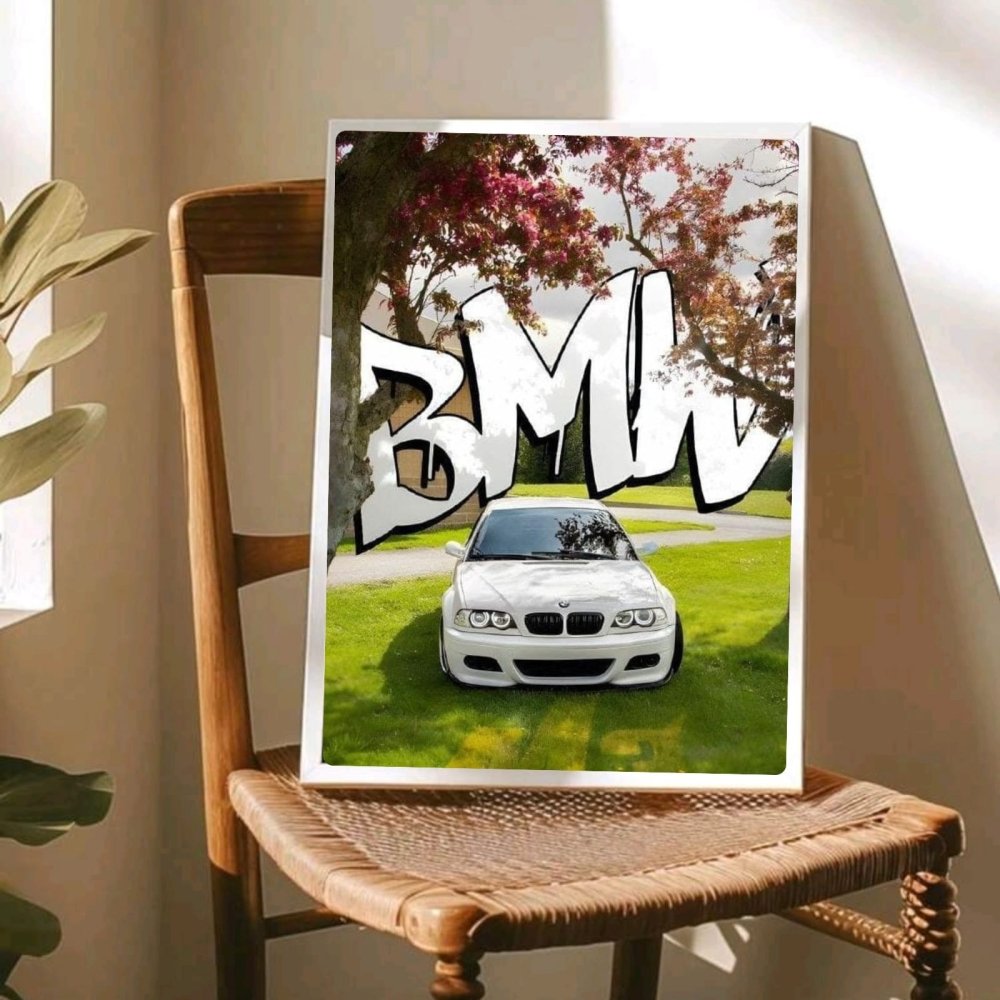 Bmw - Vibes DistrictBmw poster GoldVibes District