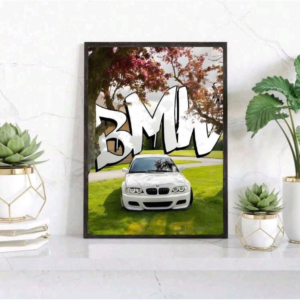 Bmw - Vibes DistrictBmw poster GoldVibes District