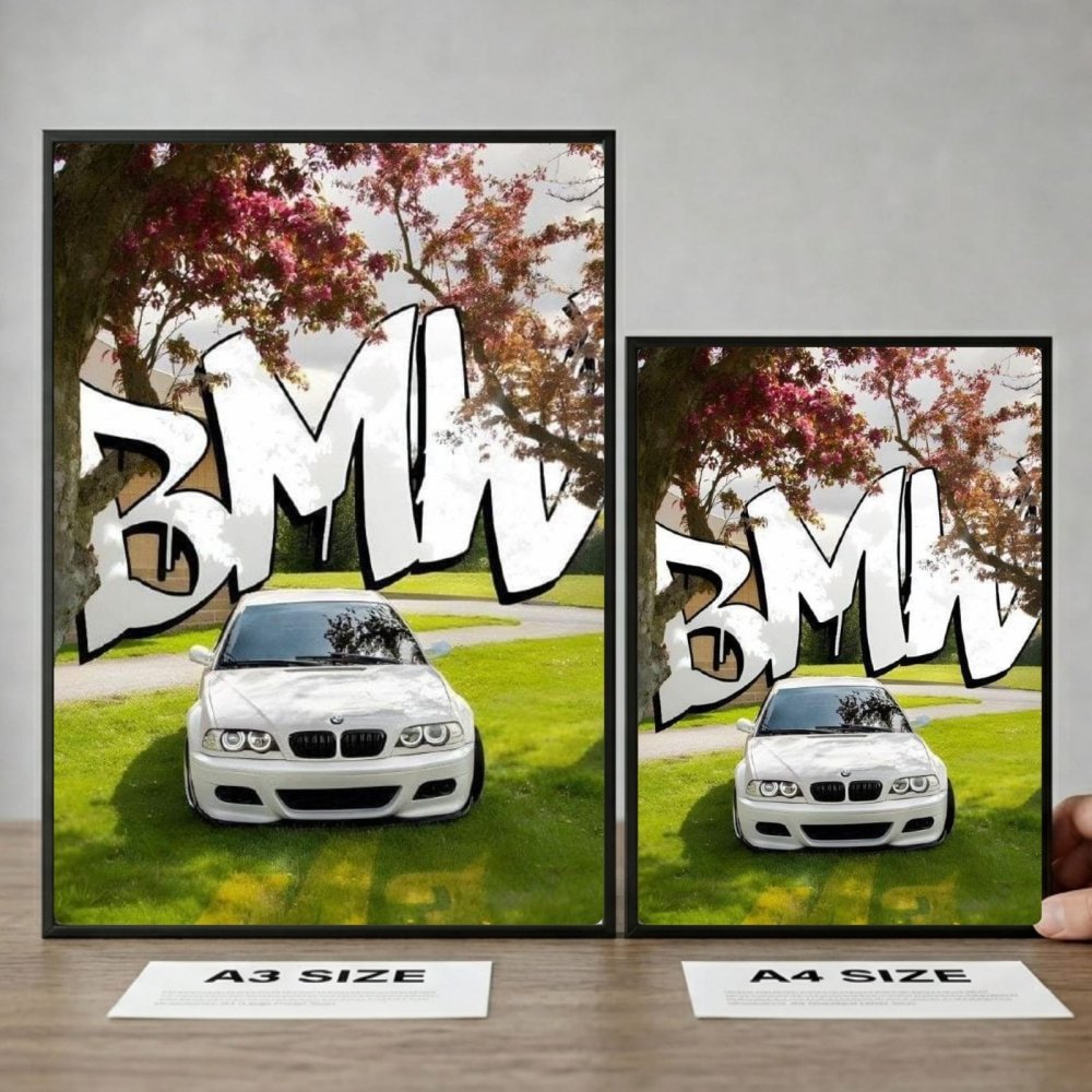 Bmw - Vibes DistrictBmw poster GoldVibes District