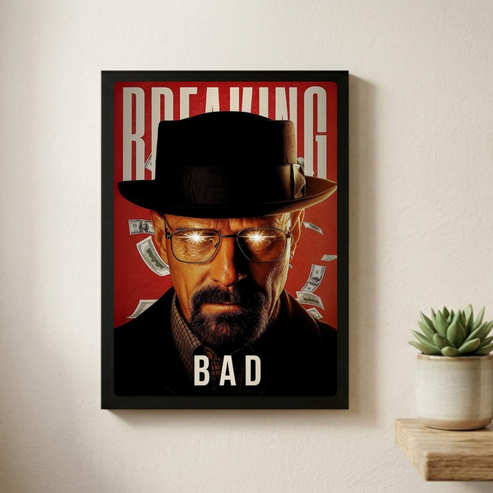 Breaking bad - Vibes DistrictBreaking bad poster GoldVibes District