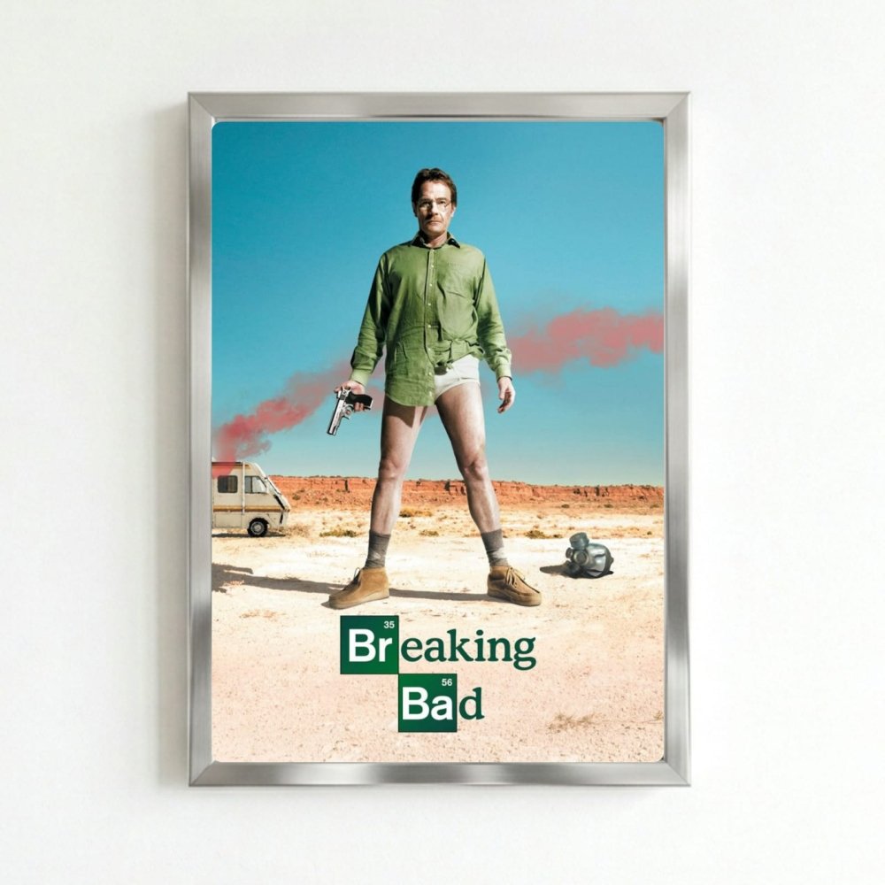 Breaking bad - Vibes DistrictBreaking bad poster SilverVibes District