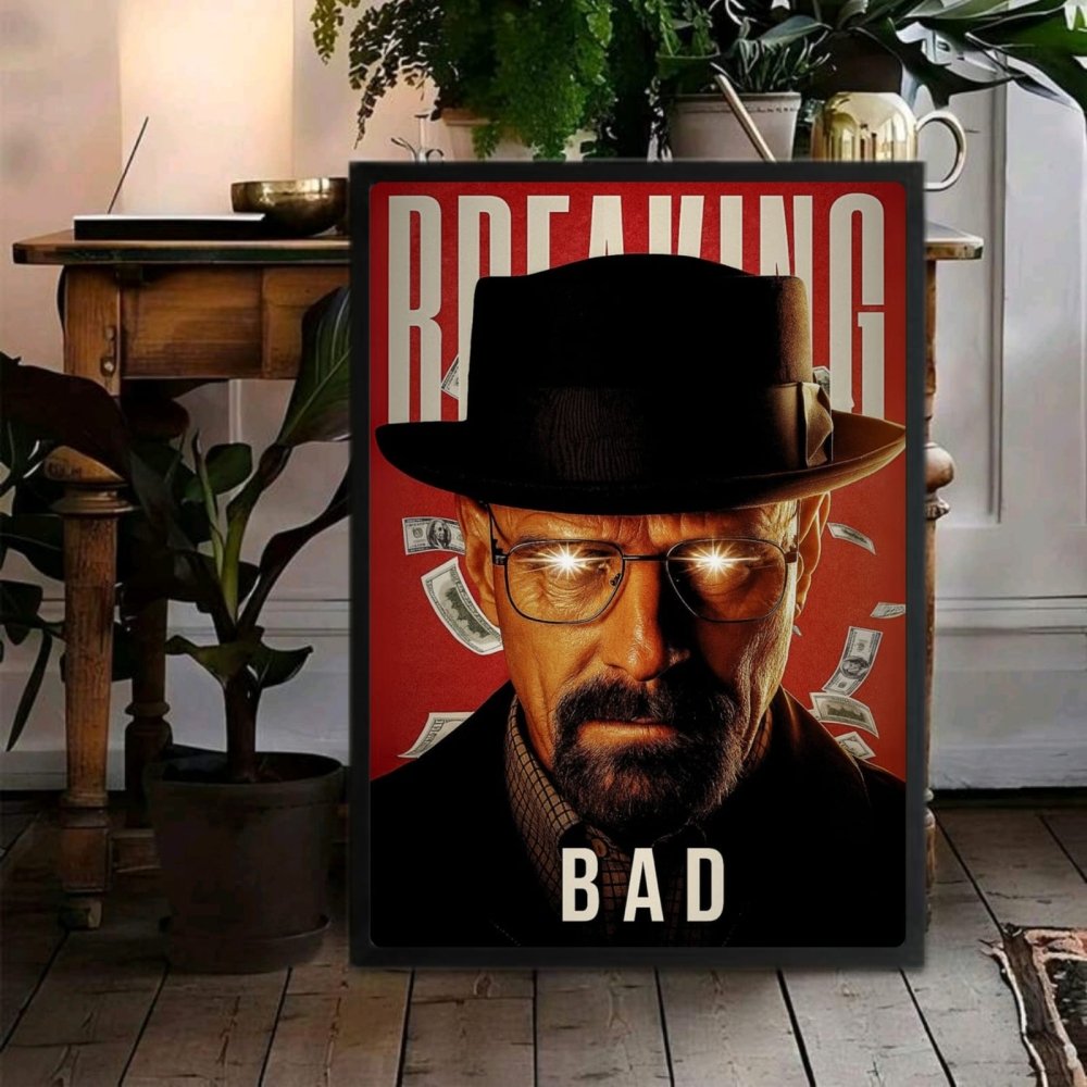 Breaking bad - Vibes DistrictBreaking bad poster GoldVibes District