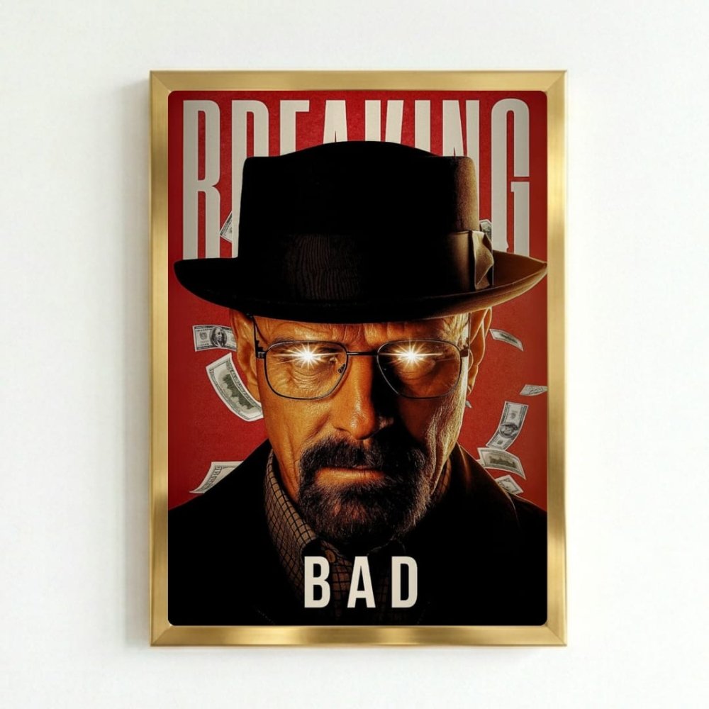 Breaking bad - Vibes DistrictBreaking bad poster GoldVibes District