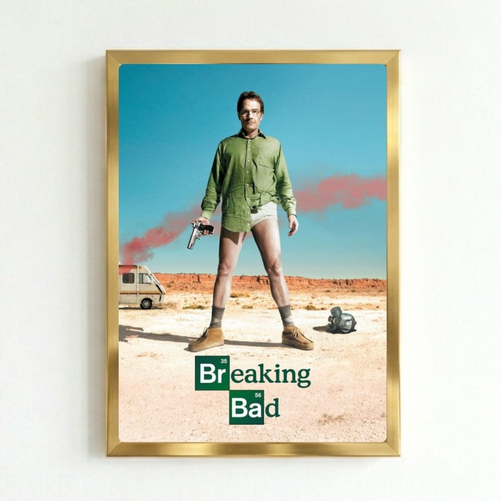 Breaking bad - Vibes DistrictBreaking bad poster GoldVibes District