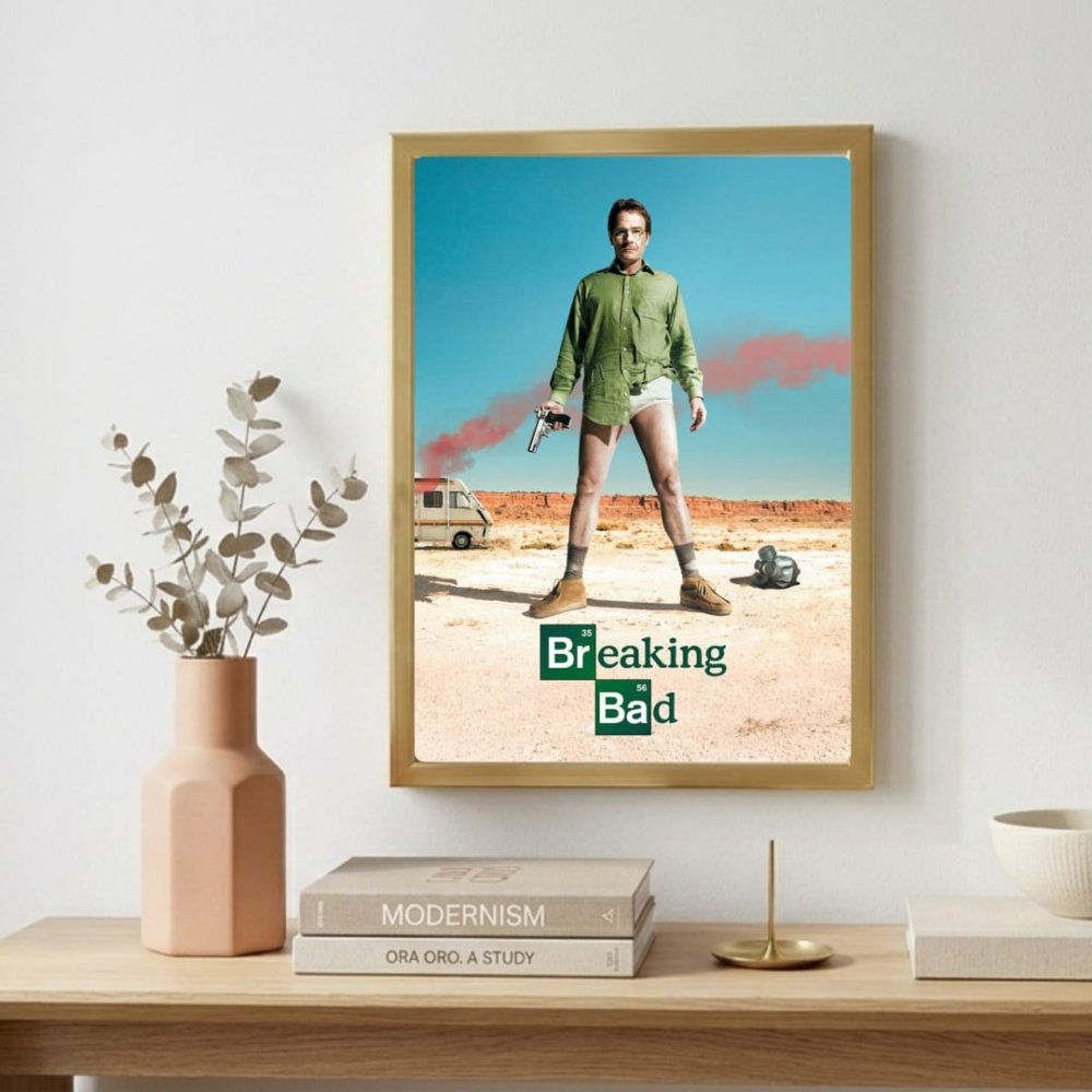 Breaking bad - Vibes DistrictBreaking bad poster GoldVibes District