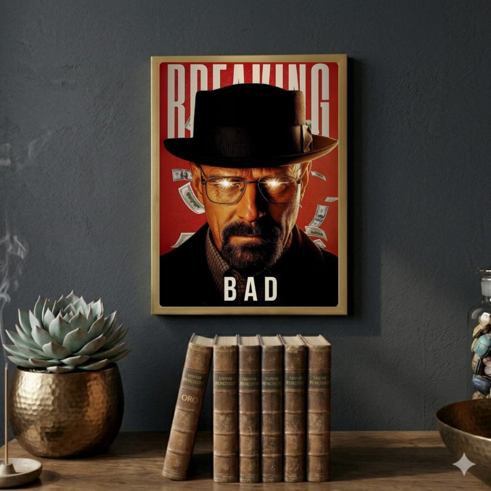Breaking bad - Vibes DistrictBreaking bad poster GoldVibes District