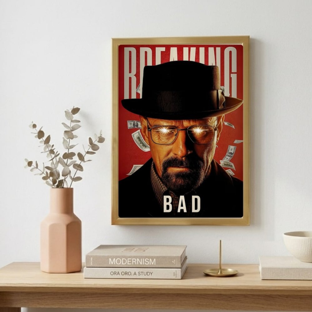 Breaking bad - Vibes DistrictBreaking bad poster GoldVibes District