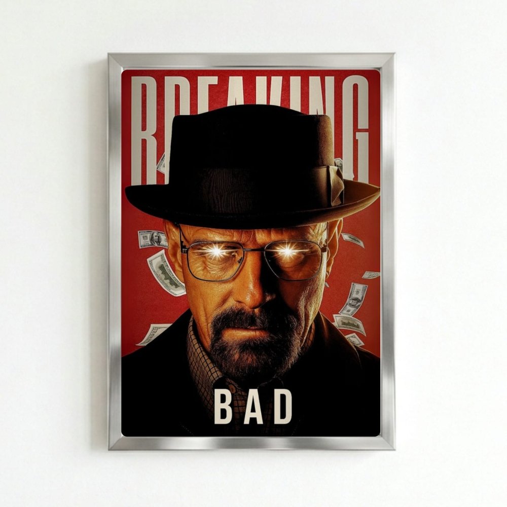 Breaking bad - Vibes DistrictBreaking bad poster SilverVibes District
