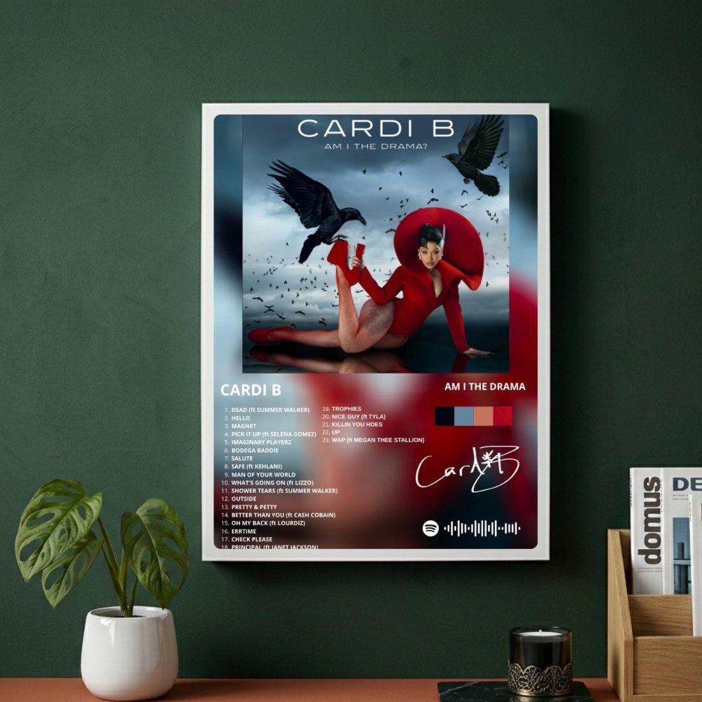 cardi b - am i the drama - Vibes Districtcardi b - am i the drama poster SilverVibes District