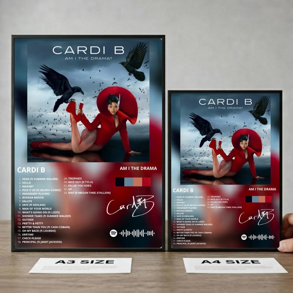 cardi b - am i the drama - Vibes Districtcardi b - am i the drama poster SilverVibes District